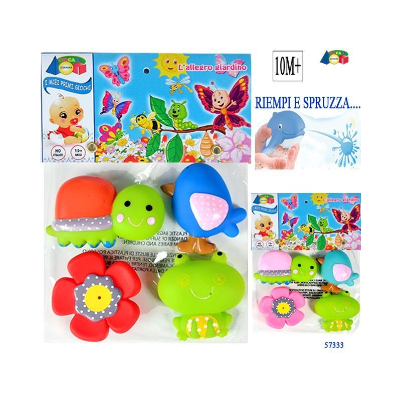 BUSTA ALLEGRO GIARDINO FIORE SPRUZZA EAN  INGROSSO BUSTE VINILE PRIMA INFANZIA