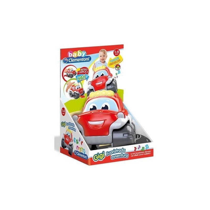 GIGI FUORISTRADA AVVENTURA 16X22X12CM EAN 8005125171552 INGROSSO BABY CLEMENTONI