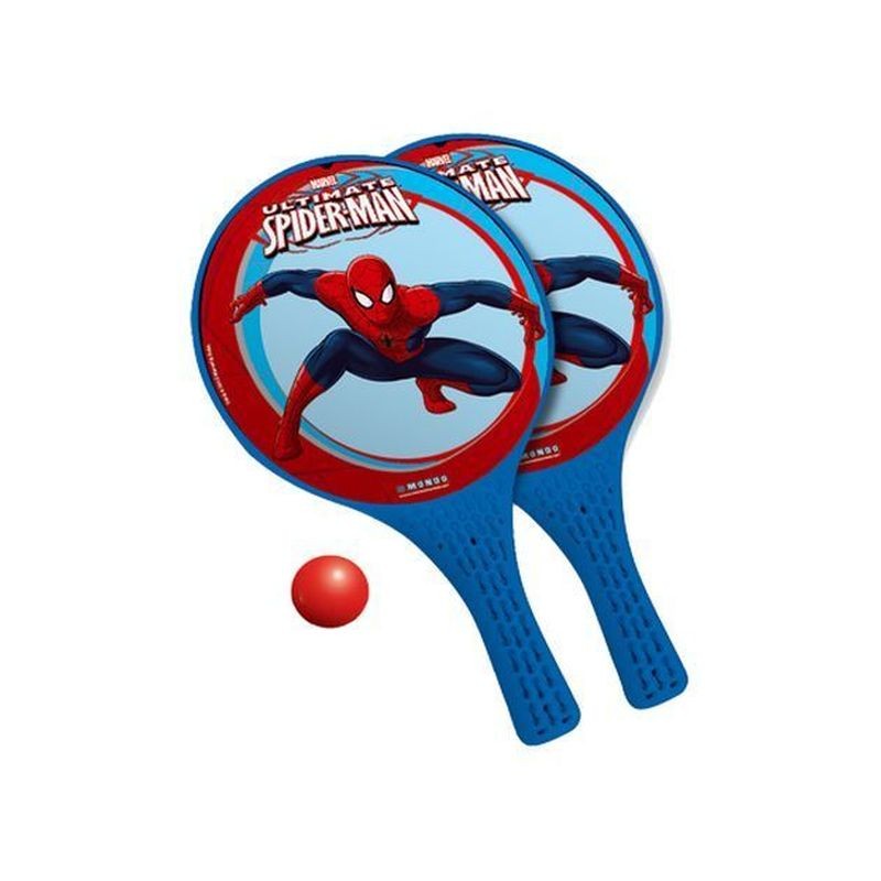 CONF. 2 RACCHETTE + PALLINA SPIDERMAN UL EAN 8001011150052 INGROSSO GIOCHI MARE