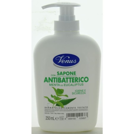 VENUS SAP. LIQ. 250ML MENT EUC VERDE EAN 8009150105667 INGROSSO SAPONE MANI E SAPONETTE