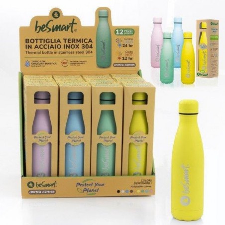 BOTTIGLIA TERMICA PASTEL 500ML BESMART M EAN 8023650044134 INGROSSO BOTTIGLIE