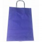 SHOPPER CARTA 27X36 BLU REFLEX C.25 EAN 8010598621305 INGROSSO SACCHETTI E SHOPPER REGALO