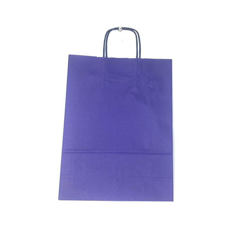 SHOPPER CARTA 36X41 BLU REFLEX C.25 EAN 8010598621398 INGROSSO SACCHETTI E SHOPPER REGALO