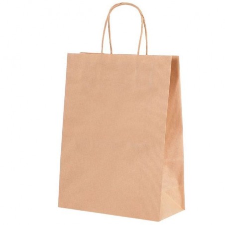 SHOPPER CARTA 36X41 SEALING AVANA C.25 EAN 80000444 INGROSSO SACCHETTI E SHOPPER REGALO