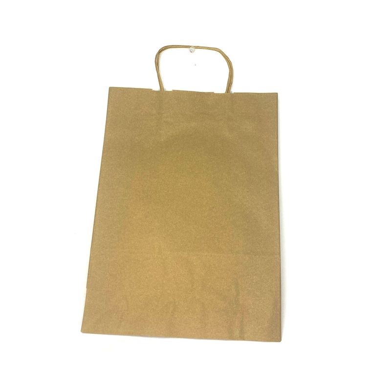 SHOPPER CARTA 46X49 AVANA C.25 EAN 8010598600508 INGROSSO SACCHETTI E SHOPPER REGALO