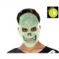 MASCHERA HALLOWEEN 17X26CM FLUORESCENTE EAN 8422259404835 INGROSSO MASCHERE DI HALLOWEEN