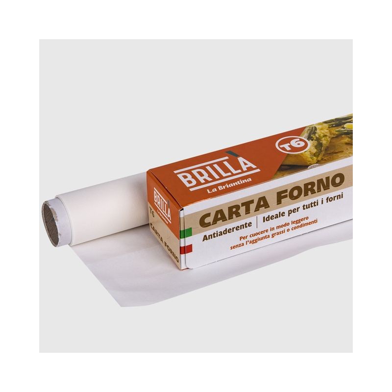 CARTA FORNO 20 MT EAN 8000061074196 INGROSSO VASCHETTE DI ALLUMNIO E BOBINE PER ALIMENTI