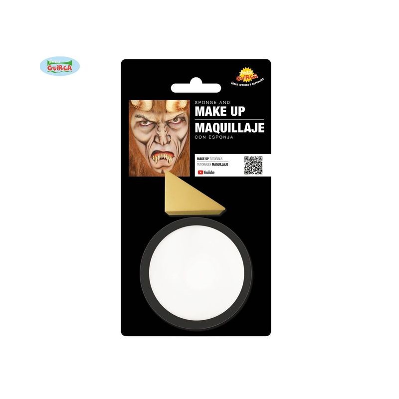 TRUCCO BIANCO CON SPUGNA EAN 8434077156292 INGROSSO TRUCCHI PER HALLOWEEN