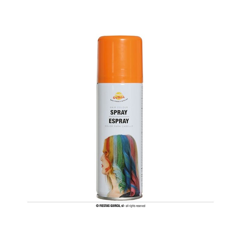 SPRAY ARANCIONE 125 ML EAN 8434077170137 INGROSSO BOMBOLETTE SPRAY CARNEVALE