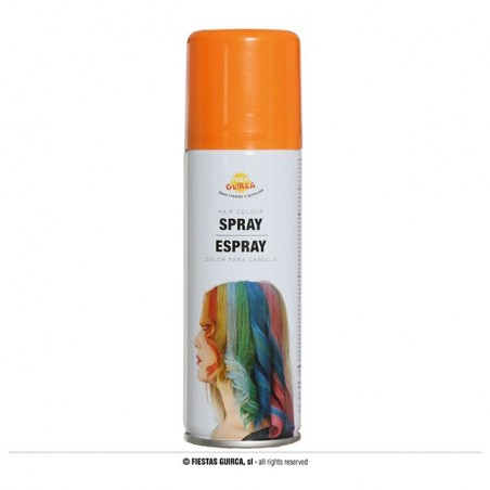 SPRAY ARANCIONE 125 ML EAN 8434077170137 INGROSSO BOMBOLETTE SPRAY CARNEVALE