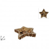 INGROSSO VASSOIO STELLA IN LEGNO