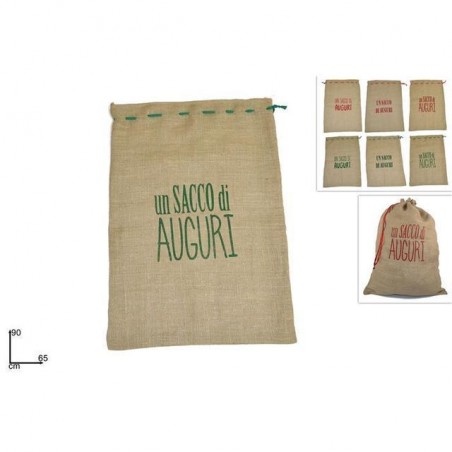 INGROSSO SACCO JUTA 90X65CM C/SC