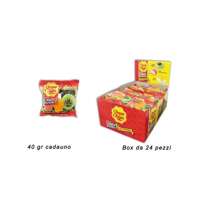 CHUPA CHUPS LITTLE SUSHI 40G EAN 8713600070145 INGROSSO CARAMELLE