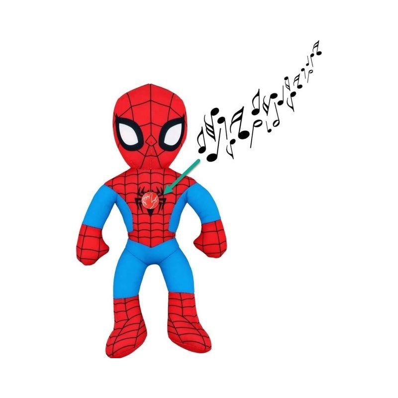 SPIDERMAN PELUCHE 20 CM SONORO EAN  INGROSSO PELUCHE MORBIDOSI