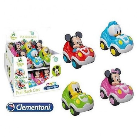 DISNEY BABY MACCHININE RETROCARICA +12M EAN  INGROSSO BABY CLEMENTONI