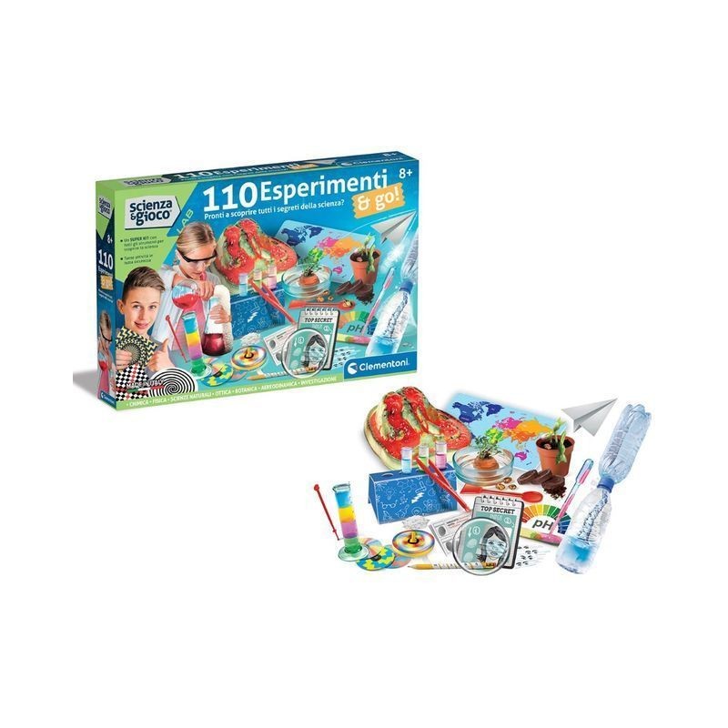 110 ESPERIMENTI NEW CLEMENTONI EAN 8005125193615 INGROSSO SCIENZA E GIOCO CLEMENTONI