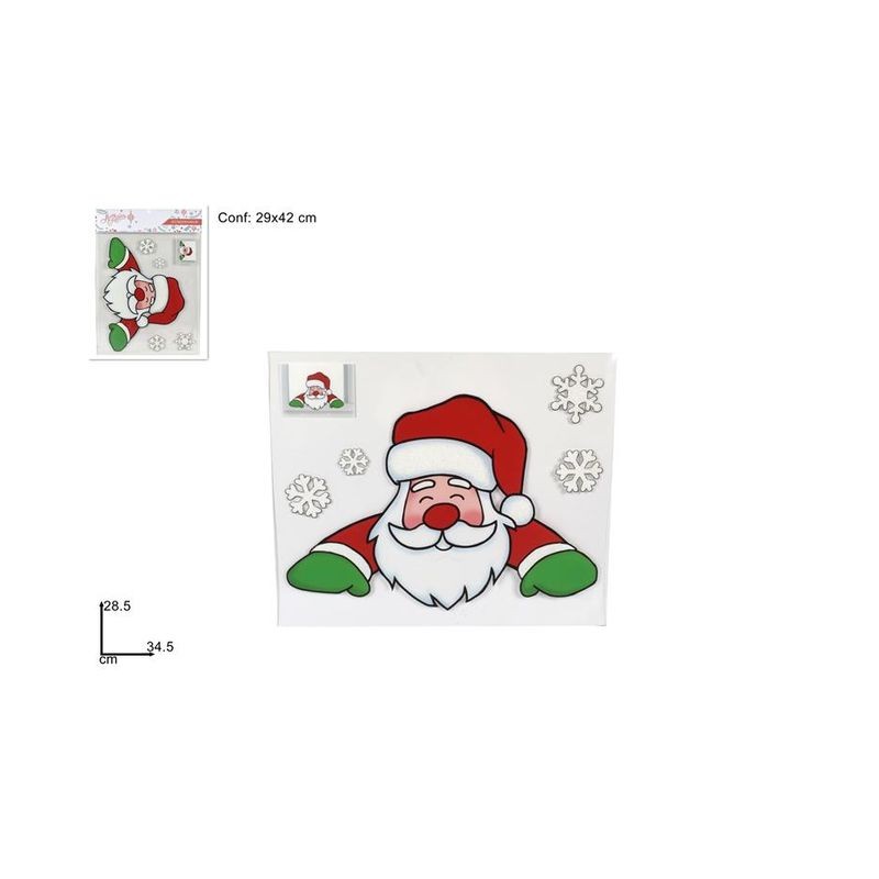 STICKER/VETROFANIA BABBO NAT A FINESTRA EAN 8053482044453 INGROSSO VETROFANIE