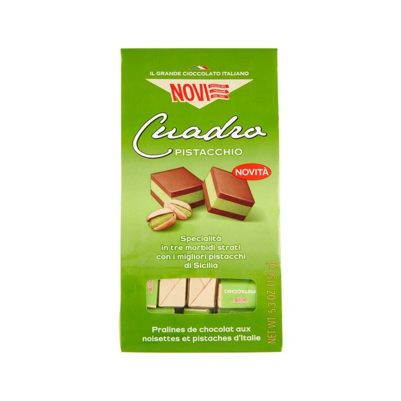 QUADRO PISTACCHIO 150G NOVI EAN 8006380234136 INGROSSO CIOCCOLATO