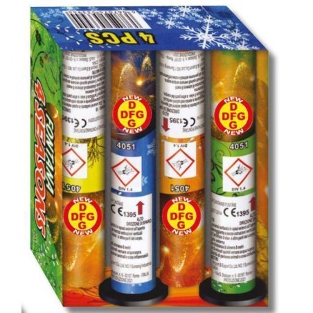 FONTANA 4 STAGIONI PZ.4 EAN 6067074533944 INGROSSO FONTANE ECONOMICHE FUOCHI D'ARTIFICIO