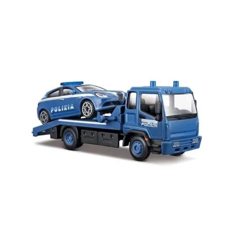 CARRO ATTREZZI POLIZIA C/AUTO 1:43 EAN  INGROSSO MODELLINI AUTO