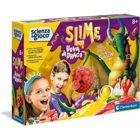 SLIME MANIA UOVA DI DRAGO EAN  INGROSSO SCIENZA E GIOCO CLEMENTONI
