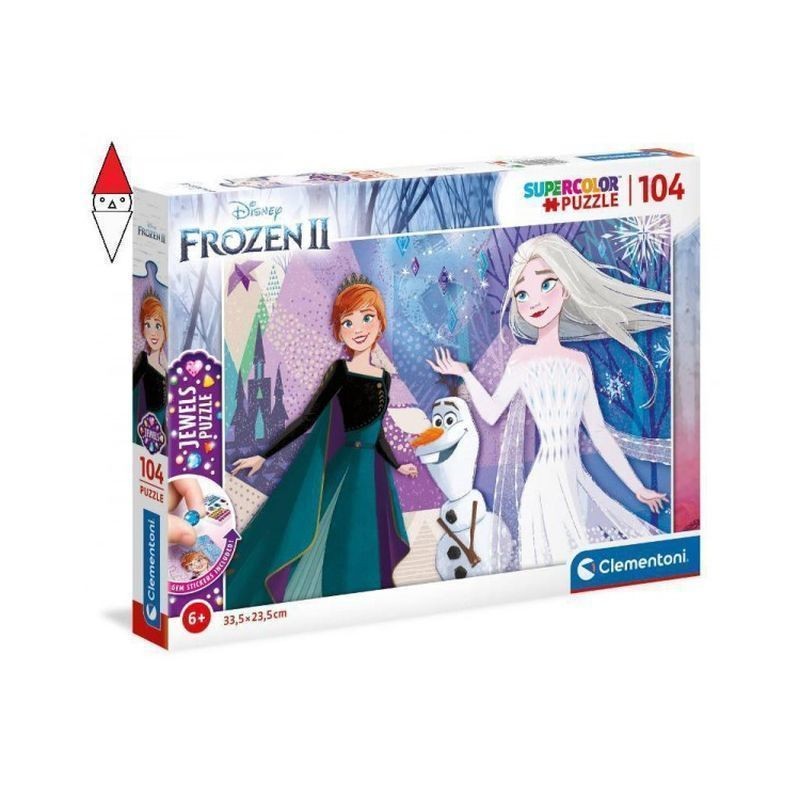 PUZZLE PZ.104 JEWELS FROZEN II EAN 8005125201822 INGROSSO PUZZLE CLASSICI
