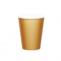 INGROSSO SOFT BICCHIERI ORO X 10