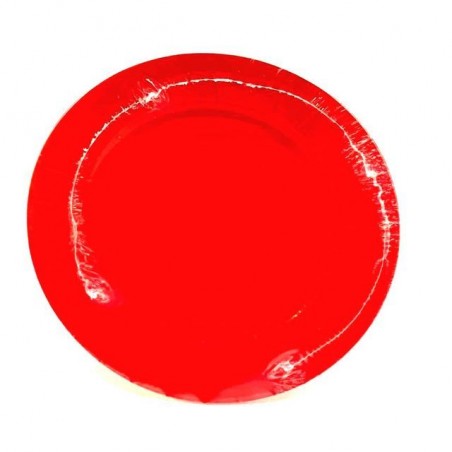 SOFT PIATTI PIANI CM.23 PZ.10 ROSSO COMP EAN 8057438685325 INGROSSO PIATTI NATALIZI