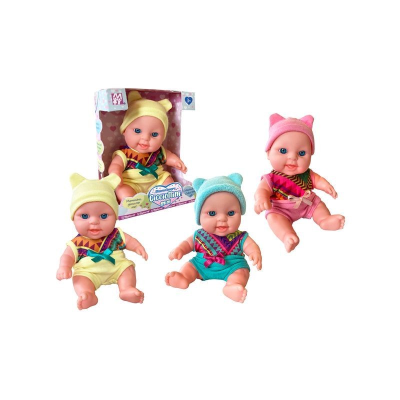 MINI CICCIOTTINI CM. 18 EAN  INGROSSO BAMBOLE ECONOMICHE