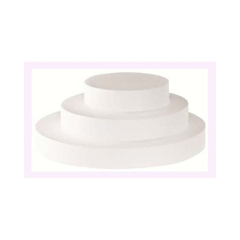 DISCO POLISTIROLO D.20XH5 CM EAN 8024622037444 INGROSSO VASSOI E DISCHI