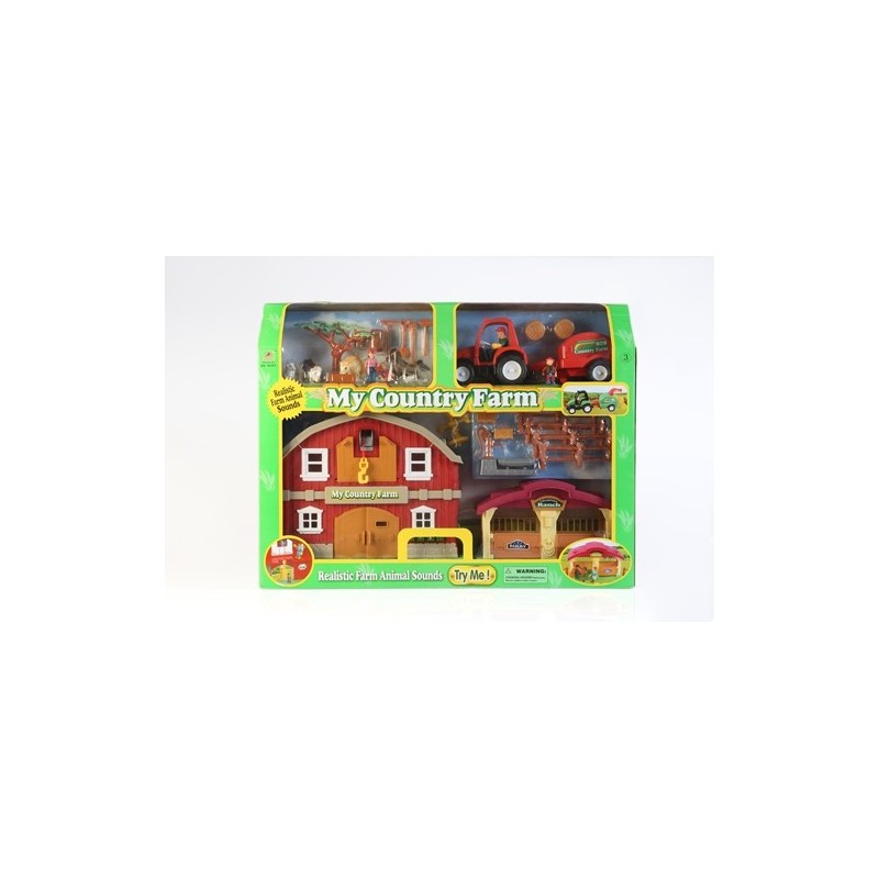 MEGA FATTORIA CON TRATTORE E ANIMALI EAN 4893900164943 INGROSSO GIOCATTOLI PER EDICOLA