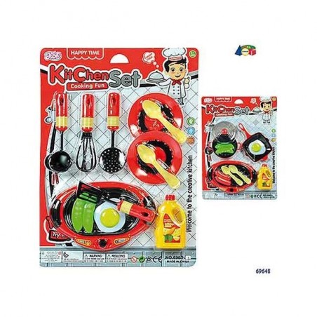 SET CUCINA C/PIASTRA E PIATTI O PENTOLE EAN  INGROSSO GIOCHI DA EDICOLA