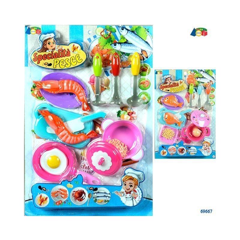 SET CUCINA SPECIALITA' PESCE ASS. EAN  INGROSSO GIOCHI DA EDICOLA