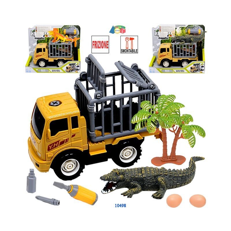 CAMION SAFARI FRIZ. SMONTABILE C/ACC. EAN  INGROSSO MODELLINI AUTO A FRIZIONE