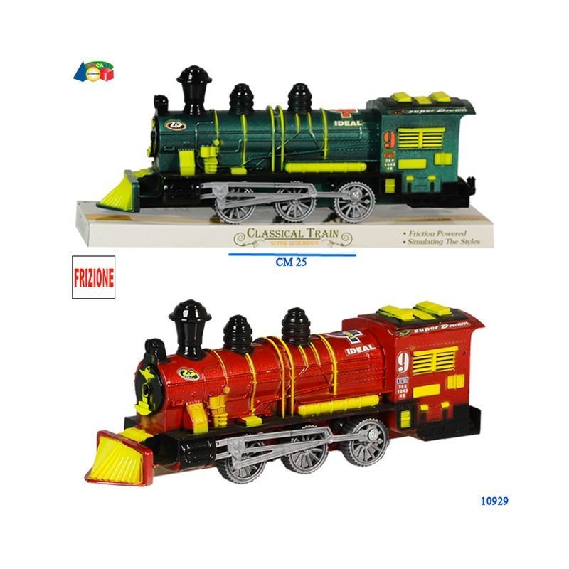 LOCOMOTIVA WESTERN FRIZ ASS IN CUPOLA EAN  INGROSSO MODELLINI AUTO A FRIZIONE