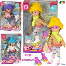 INGROSSO BAMBOLA C/ SCI O PATTIN