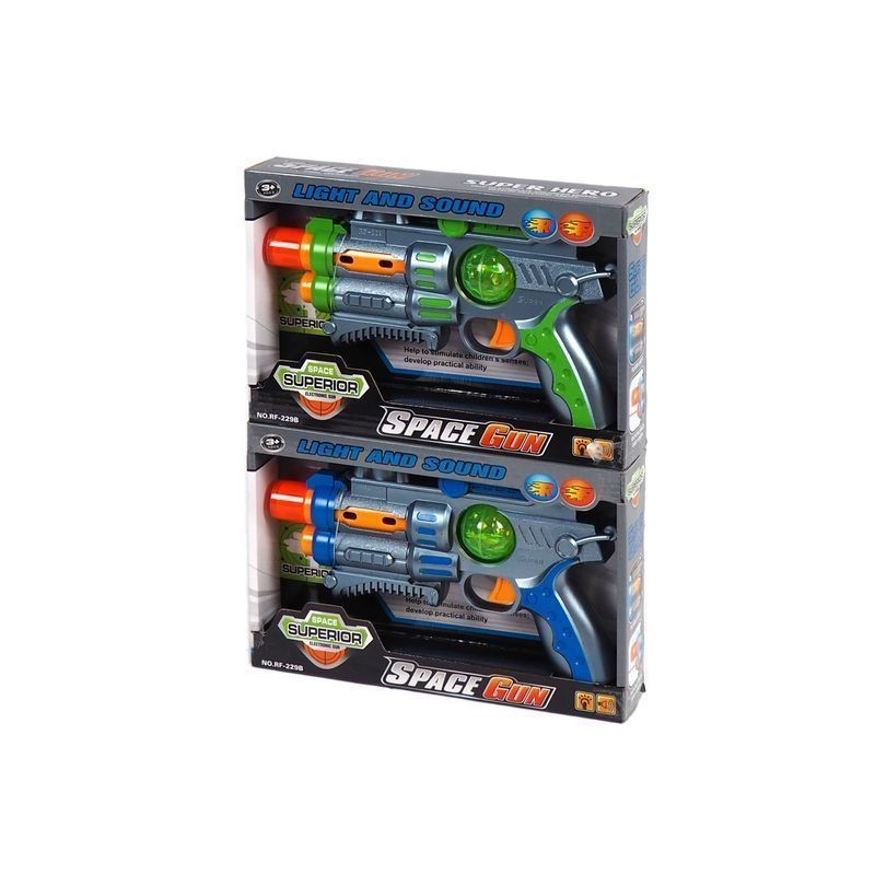 PISTOLA LUCE/ SUONO SPACE GUN 951571 EAN 8021029951571 INGROSSO PISTOLE GIOCATTOLO