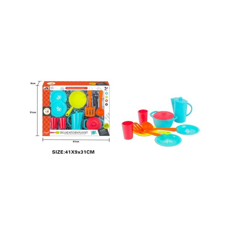 KITCHEN SET DELUXE KITCHEN PLAYSET EAN 8021029955494 INGROSSO GIOCHI DI CUCINA ED ELETTRODOMESTICI