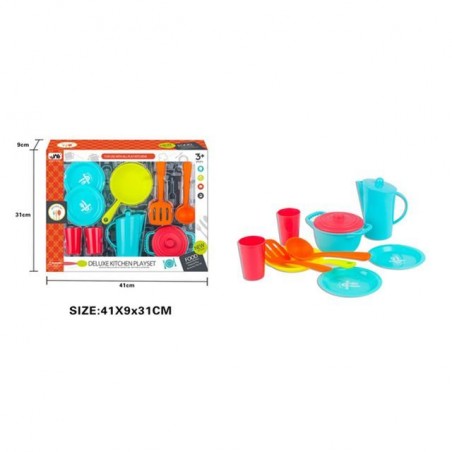 KITCHEN SET DELUXE KITCHEN PLAYSET EAN 8021029955494 INGROSSO GIOCHI DI CUCINA ED ELETTRODOMESTICI