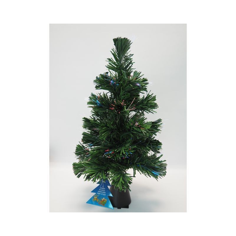 ALBERO FIBRE OTTICHE A BATTERIE H45CM EAN 8021029854681 INGROSSO ALBERI DI NATALE