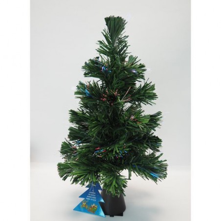 ALBERO FIBRE OTTICHE A BATTERIE H45CM EAN 8021029854681 INGROSSO ALBERI DI NATALE