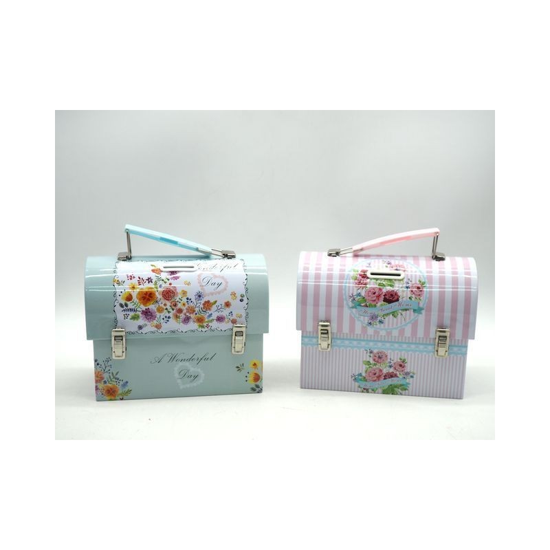 SALVADANAIO LATTA CARTELLA CM13X8 EAN 8021029334015 INGROSSO SALVADANAI E OROLOGI