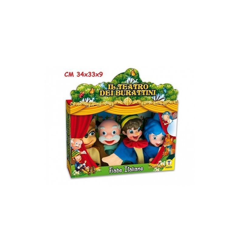 MARIONETTE TEATRINO FIABE ITALIANE 4 PZ EAN 8017967741367 INGROSSO BAMBOLE ECONOMICHE