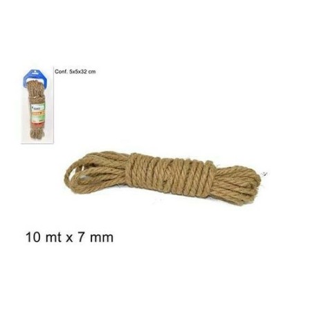 INGROSSO CORDA JUTA 7MM X 10MT