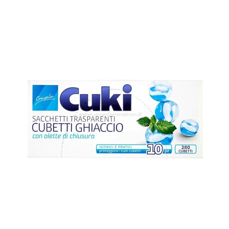 CUKI CUBETTI GHIACCIO 280 CUBETTI 10PZ EAN 8003980050517 INGROSSO ACCESSORI CUCINA