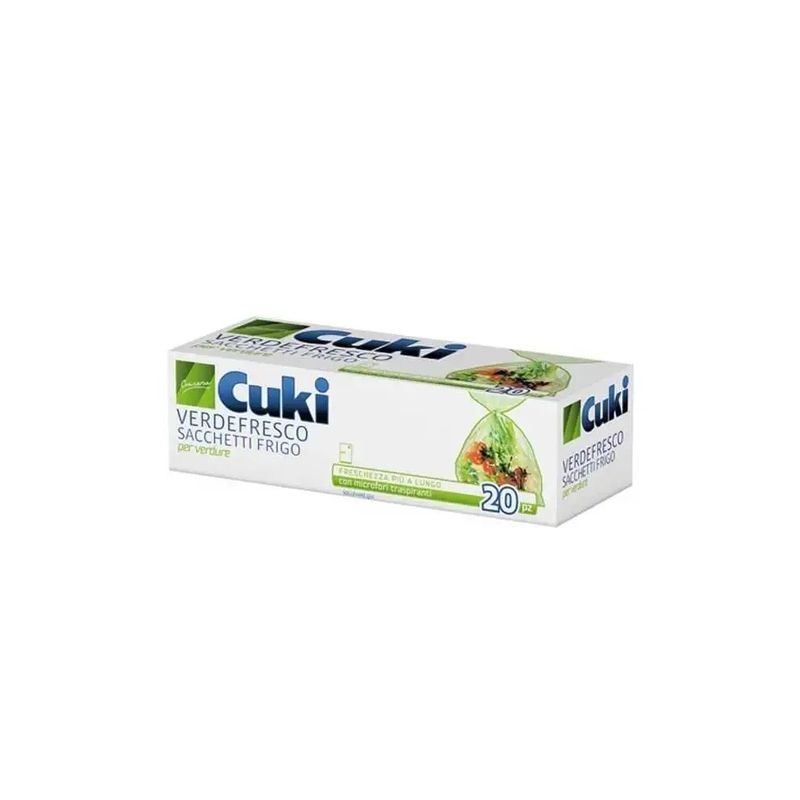 CUKI VERDEFRESCO SACCHETTI FRIGO MICROFO EAN 8003980170017 INGROSSO VASCHETTE DI ALLUMNIO E BOBINE PER ALIMENTI