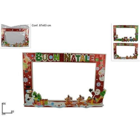 INGROSSO CORNICE SELFIE/PHOTO BOOTH BUON NATALE