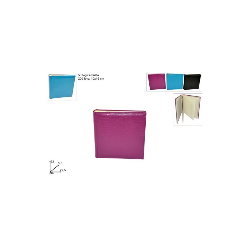 ALBUM FOTO 10X15CM 200 POSTI 3COL. EAN 8034048245408 INGROSSO ALBUM FOTO
