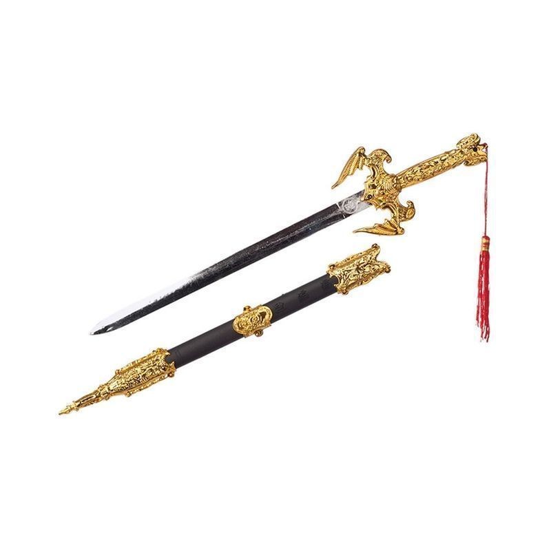 SPADA C/DEC. ORO E DOFERO LUHGH.CM.50 EAN 8004761069919 INGROSSO ARMI CARNEVALE