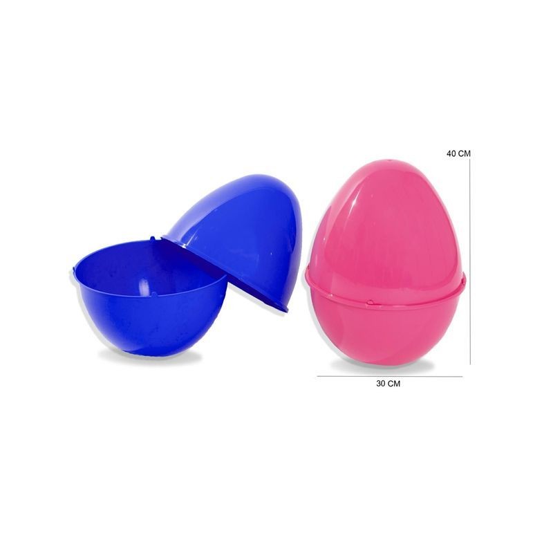 GUSCIO UOVO PLASTICA D.30CM AZZURRO EAN 80002192 INGROSSO ARTICOLI PER CONFEZIONI PASQUALI
